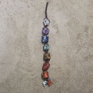 Chakra Stone Macrame Wall Decor